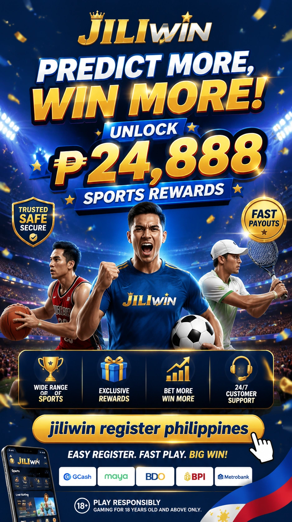 Philippine sports fan viewing sports betting markets on mobile